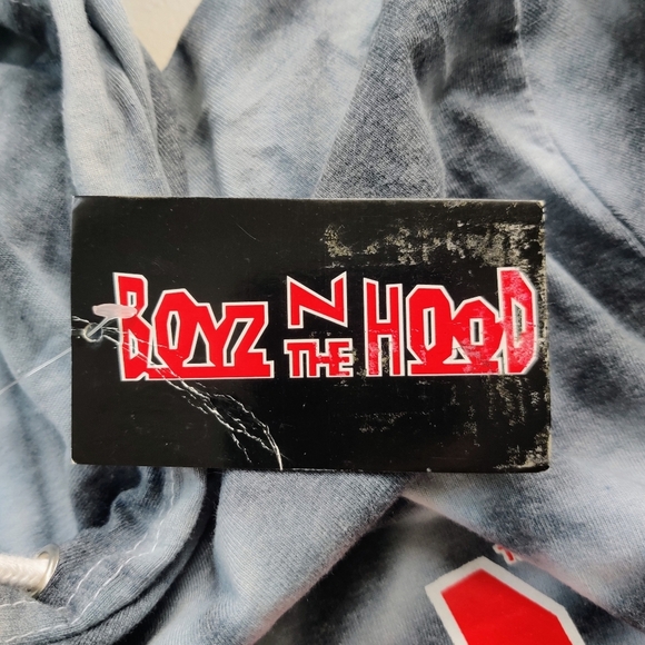 BOYZ N THE HOOD Tie Dye Tee 2XL Gray Hooded T-shirt Men's - Picture 6 of 9